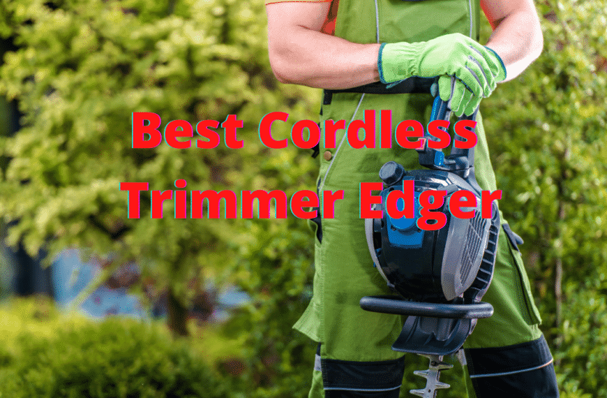 Best Cordless Trimmer Edger